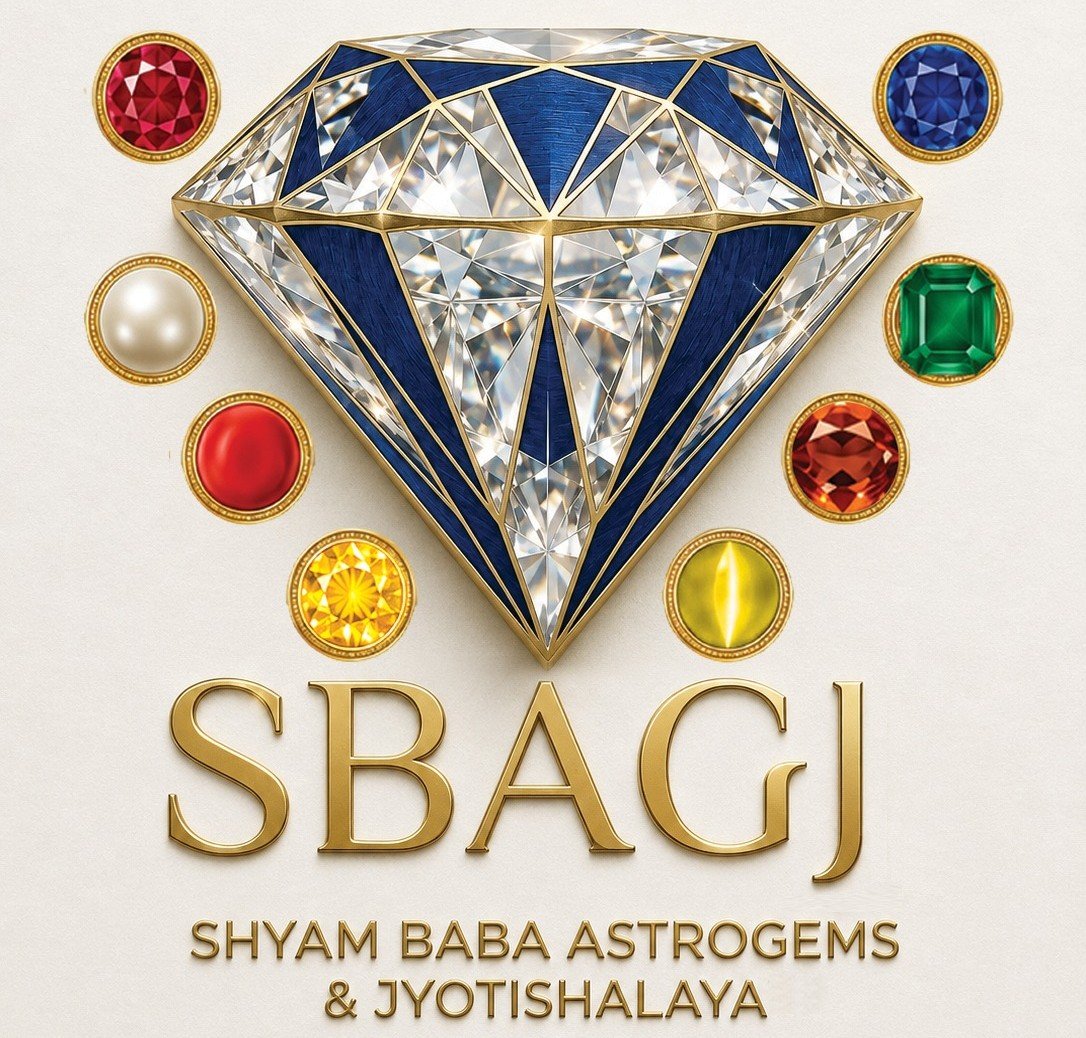 Shyam baba astrogems & jyotishalaya Logo